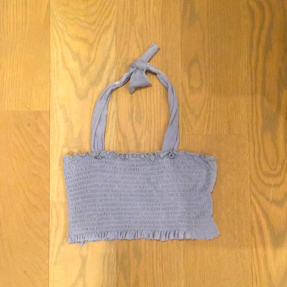 Urban Outfitters Blue Halter Top